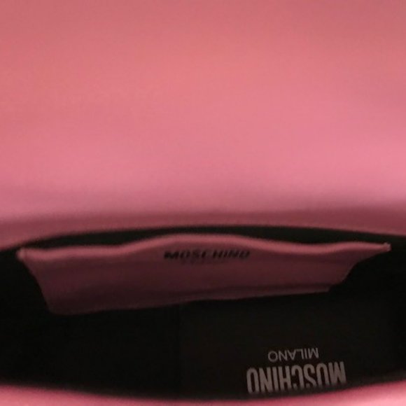 Moschino Couture Women's Leather Biker Bag - Fuchsia Pink w/ Piercings - Picture 10 of 16